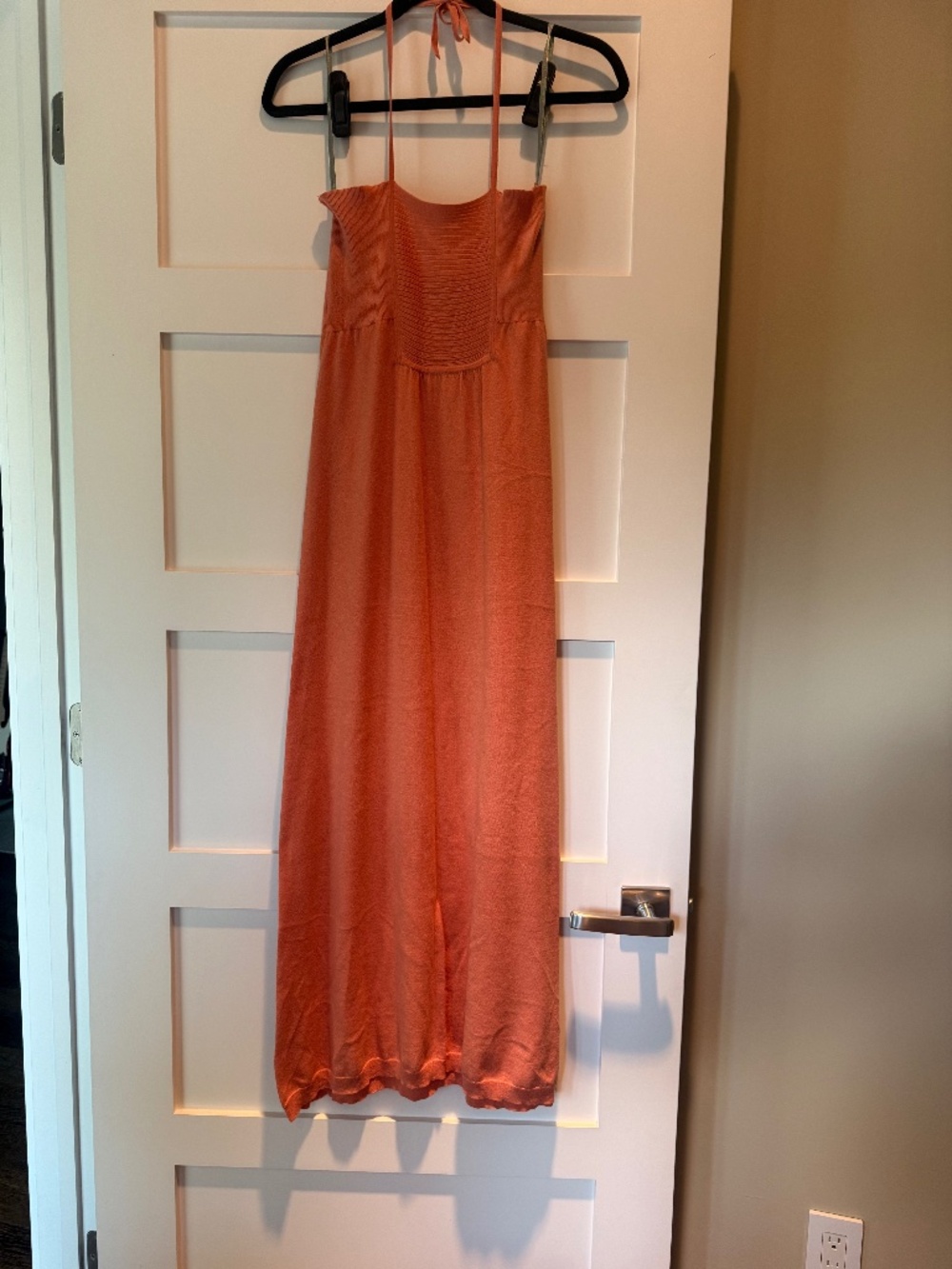 Whimsy Cotton and Cashmere Halter Dress